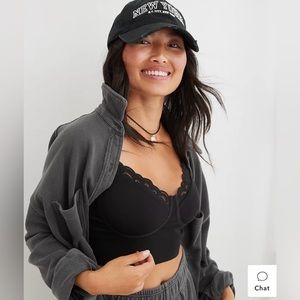 AERIE SUPERCHILL SEAMLESS CORSET BRA TOP